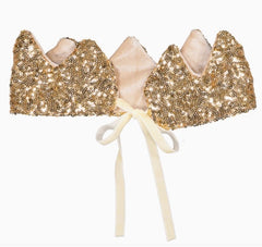 Sequin Crown - Gold