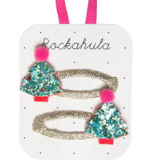 Xmas Tree Glitter Clips