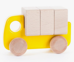 Wooden Car with Blocks