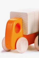 Car with Blocks - Orange