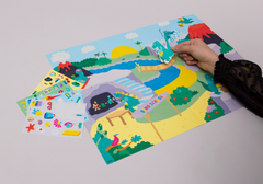 OMY Pocket Poster Stickers Dinos