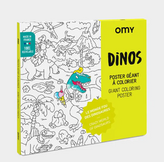Omy Dino Giant Coloring Poster