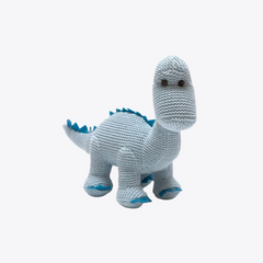 Dino Blue | Knit Rattle