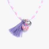 Bird Necklace Pink