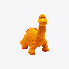 Diplodocus Knit Toy | Orange