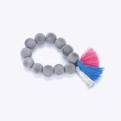 Fuzzt Bead Bracelet Grey