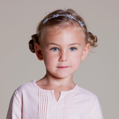 Silver One Star Headband