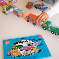 3D Paper Toy Cars