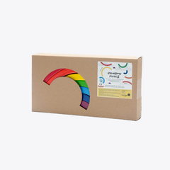 Wood Rainbow | Bright Colors