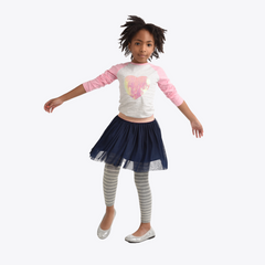 Dots & Stripes Grey | Leggings (Set of 2)