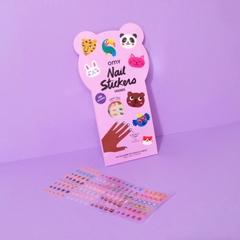 Animal Nail Stickers Pink