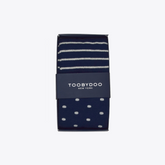 Dots & Stripes Navy | Leggings (Set of 2)