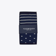 Dots & Stripes Navy | Leggings (Set of 2)