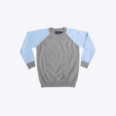 Derek | Cashmere Baseball Sweater