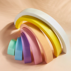 Wood Rainbow | Pastels Colors