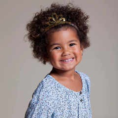 Sequin Tiara Band - Silver