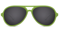 HK Sunglasses Extra Fancy Aviators Pickle 3-6 Years