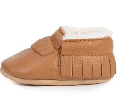 BRB BROWN SHERPA MOCCASIN