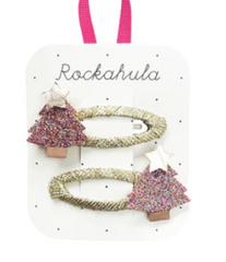 Jolly Glitter Xmas Tree Clips