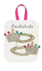 RKH Glitter Crown Clips