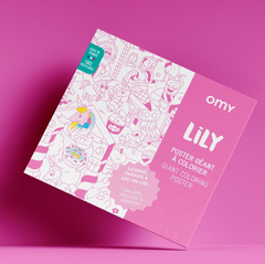 OMY POSTER LILY UNICORN