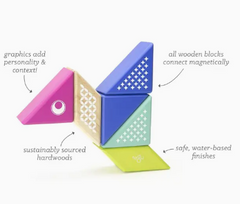 Travel Pals - Magnetic Wooden Block Set - Hummingbird