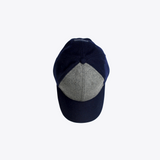 Wool Cap | Navy & Grey