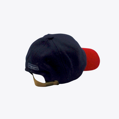 Wool Cap | Navy & Red