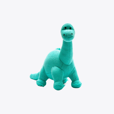 Diplodocus Knit Toy | Blue