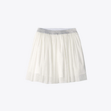 Tulle Skirt | White & Silver