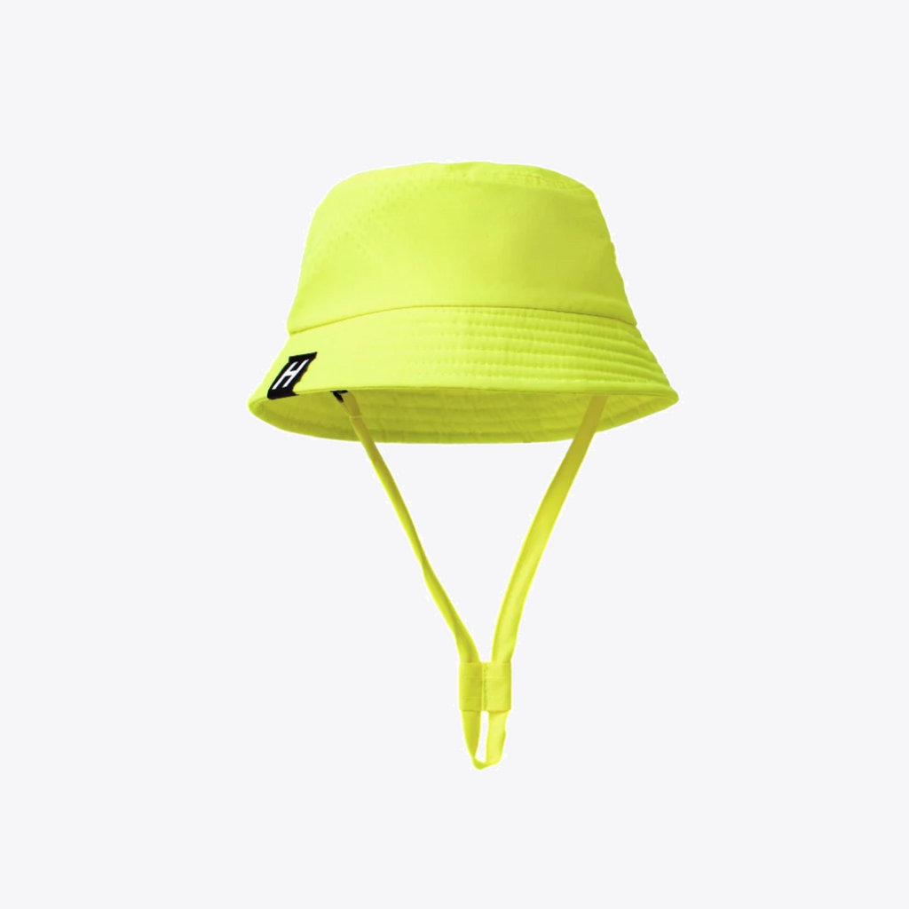 Neon yellow online bucket hat
