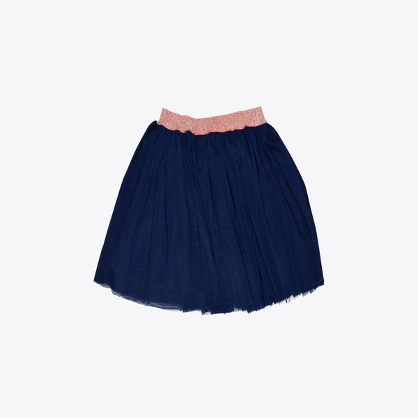 Tulle Skirt | Navy & Gold