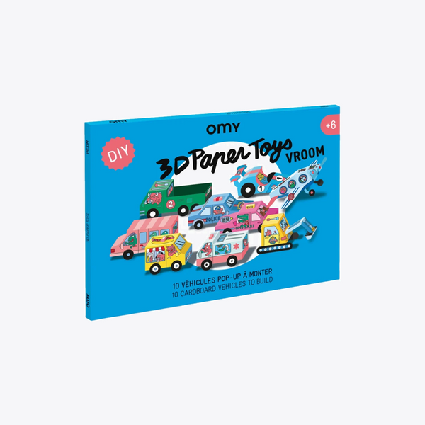 3D Paper Toy Cars