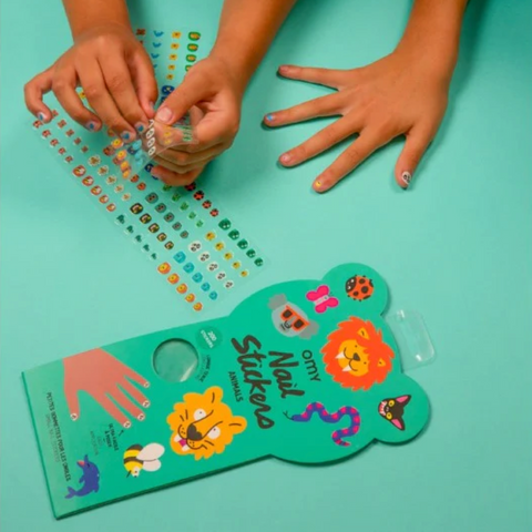 OMY Animal Nail Stickers Green