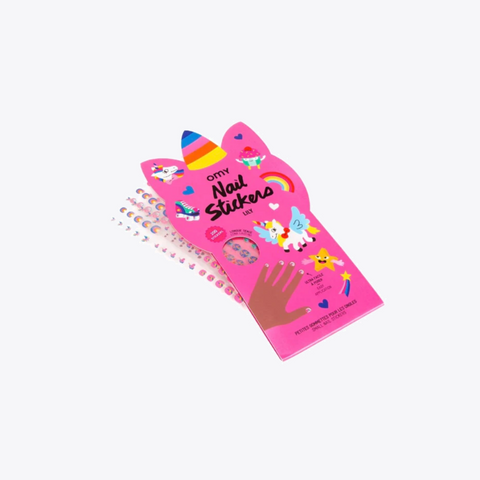 OMY Animal Nail Stickers Pink