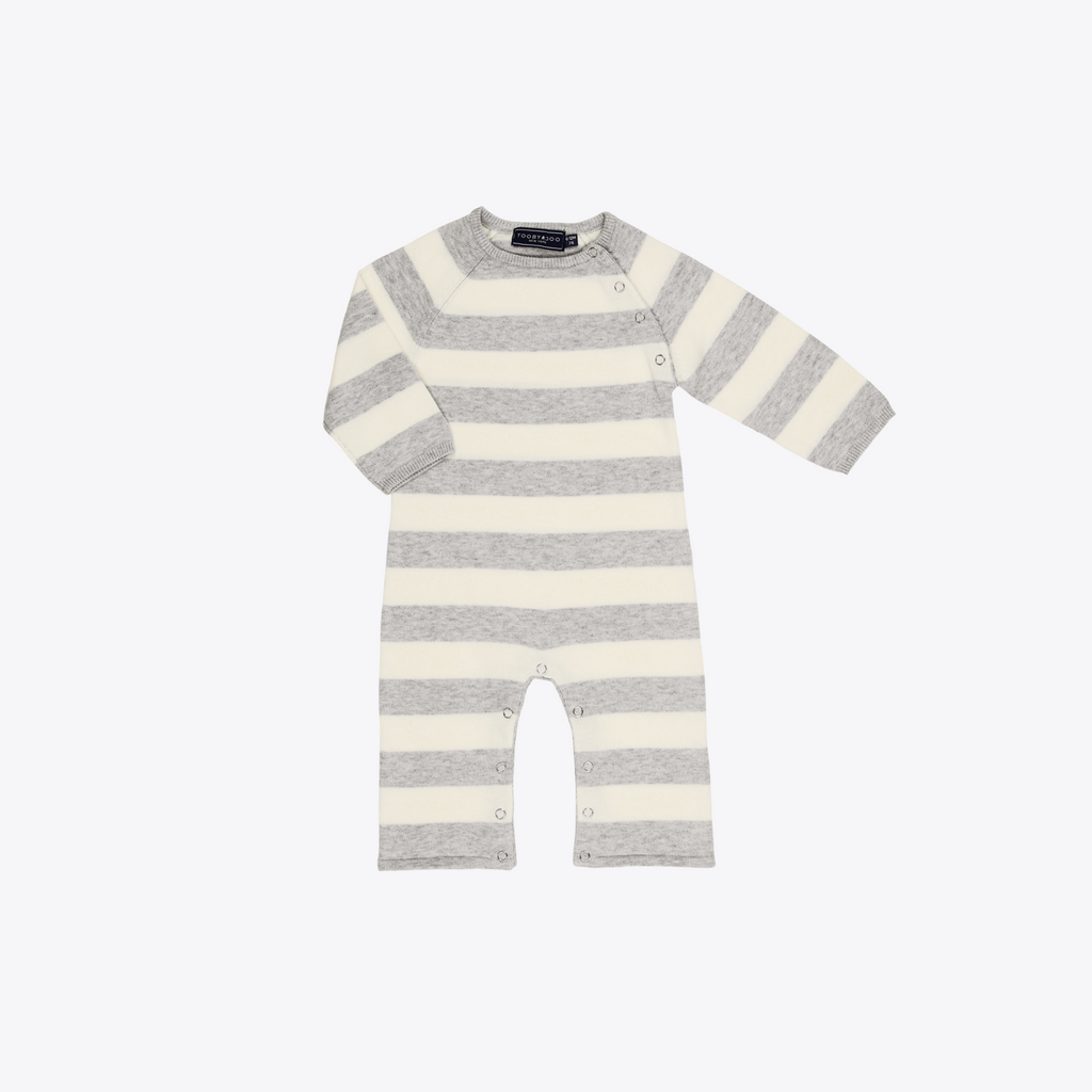 Toobydoo Navy Front Zip Cotton Cashmere Sweater Jumpsuit main image 1