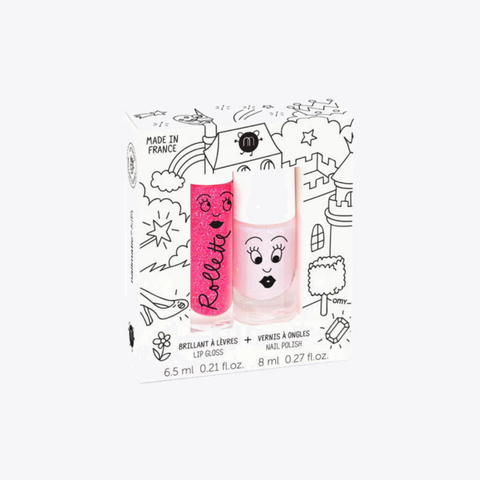 Nail Polish Lip Gloss Set