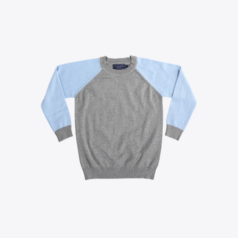 Derek | Cashmere  Baseball Sweater