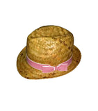 Straw Fedora | Red