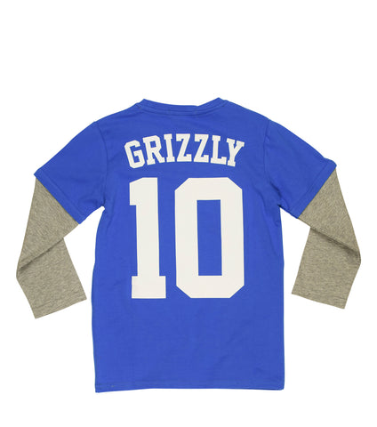 Grizzly | Boys Long Sleeve Blue