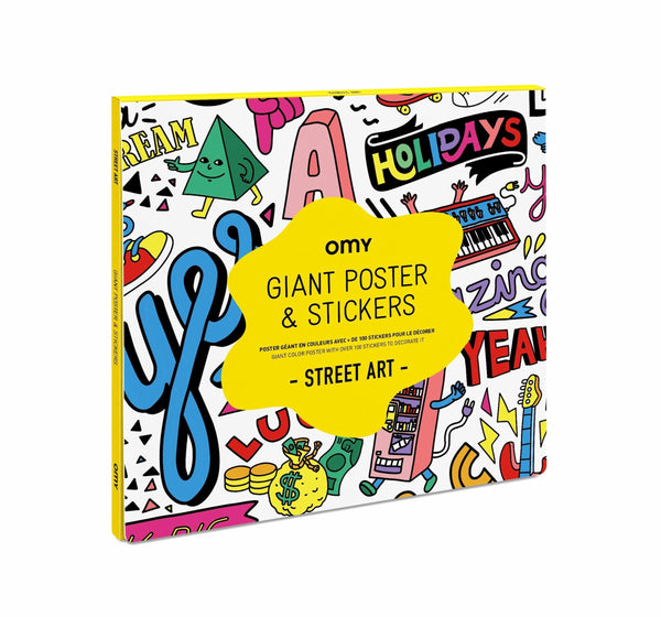 OMY STICKER POSTER STREET ART