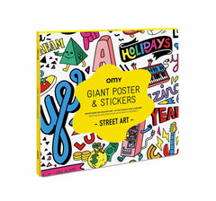 OMY STICKER POSTER STREET ART