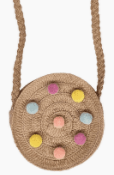 RKH Rainbow Pom Pom Cross Body Bag