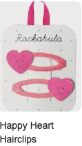 RKH Happy Heart Hair Clips