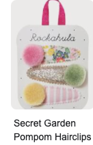 RKH Secret Garden Pom Pom Hair Clips
