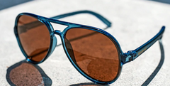 HK Sunglasses Extra Fancy Aviators Denim