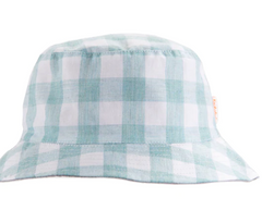 RKH Retro Check Sun Hat Green / 3-6 Yrs