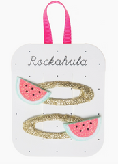 RKH Watermelon Glitter Clips
